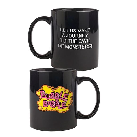 Taza de café ABYSTYLE Bubble Logo Cerámica Negra