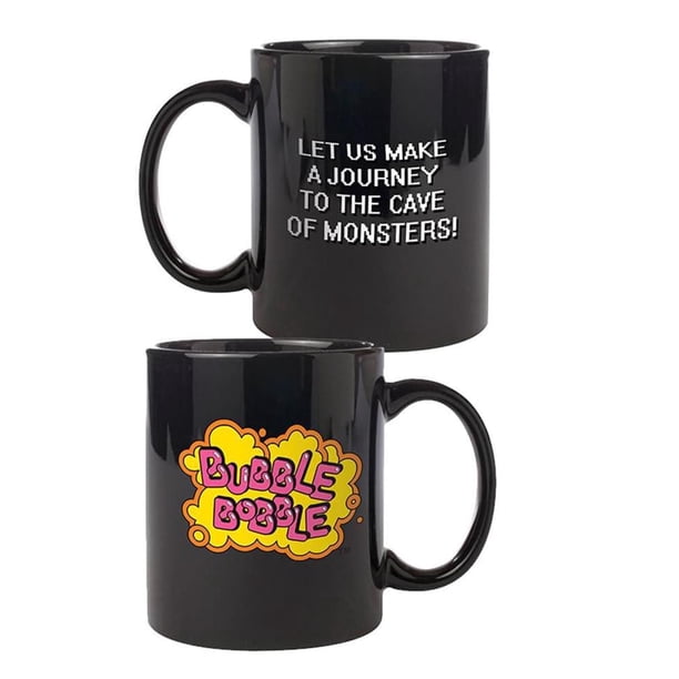 Taza de café ABYSTYLE Bubble Logo Cerámica Negra