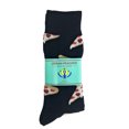 thumbnail image 4 of Urban-Peacock Men's Novelty Fun Crew Socks for Dress or Casual - Pizza Slices - Black, 4 of 4