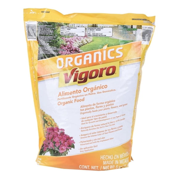 Alimento Orgánico Vigoro Para Pasto O Jardín 5Kg