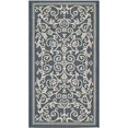 thumbnail image 1 of Safavieh Courtyard Navy Indoor Outdoor Rug - Runner 2'7" x 5', 1 of 5