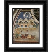 Giotto 2x Matted 20x24 Black Ornate Framed Art Print 'Pentecost'