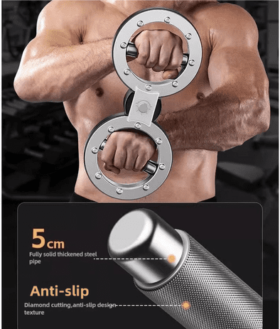 Multifunctional 12lbs Arm Blaster – Adjustable Grip & Forearm Strengthener for Home Workouts, Gym-Approved Resistance Trainer