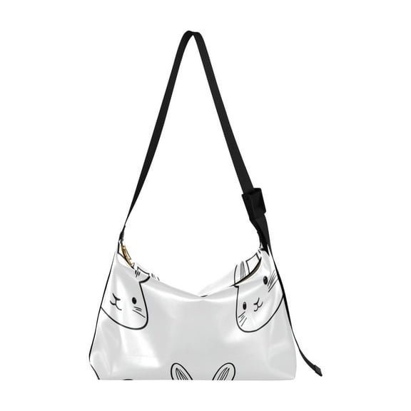 Crafted from premium leather, the Ultra Soft, on-trend Women's Hobo Handbag is a large satchel that makes a statement. Cute Rabbit