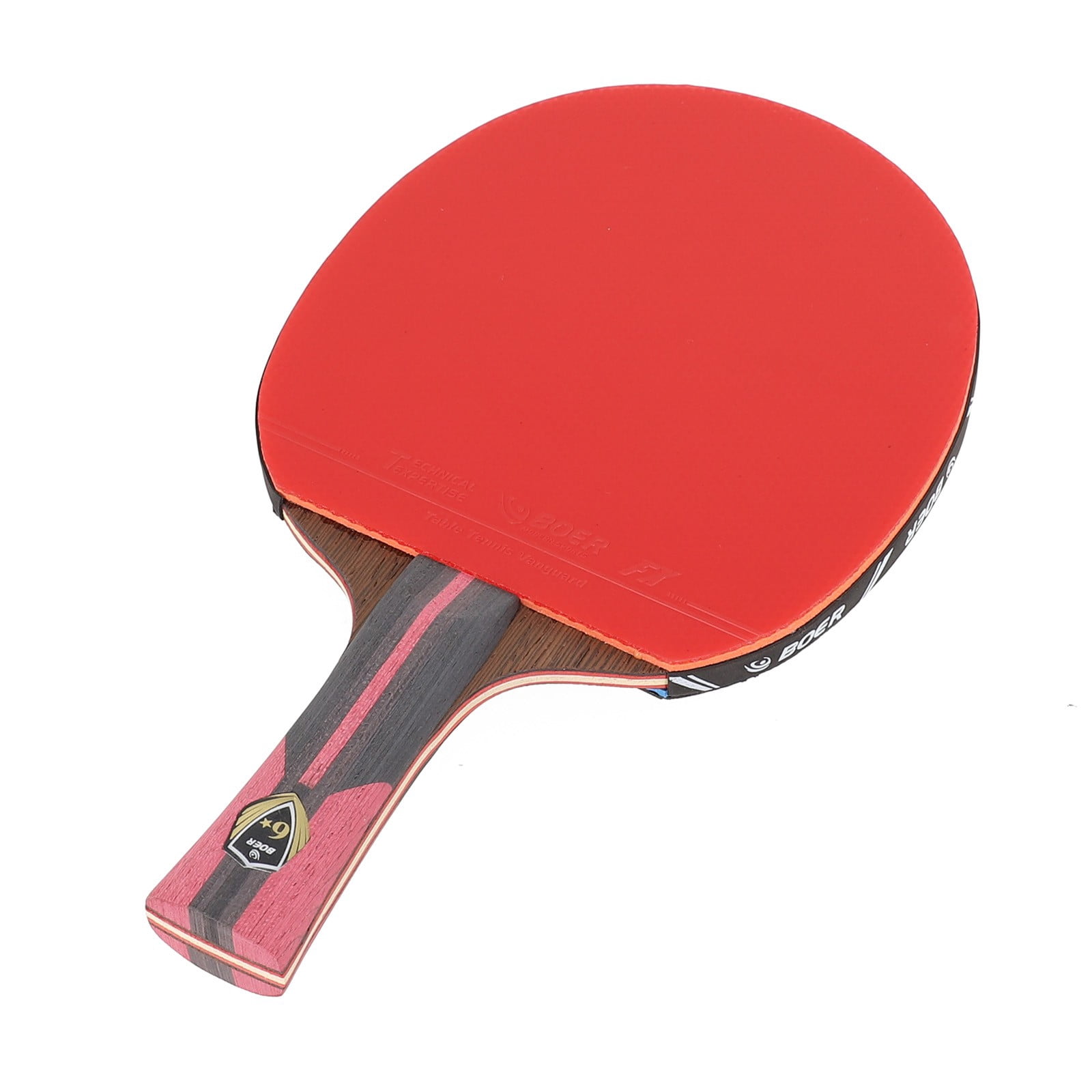 6 Star Control Table Tennis Racket 7 Ply Wood for Ping Pong Bat Long Handl