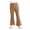 Brown, variant on Actgleam Little Girls Flare Pants Ribbed Ruffle Bell Bottom Pants for Girl Trousers,Brown,5-6Years