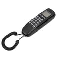 thumbnail image 1 of LCD Screen Dual System Telephone, Telephone, Home Telephone, For Office Home Black, 1 of 8