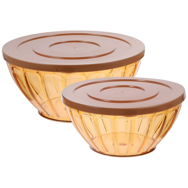 Mixing bowls with lids set 2pcs Mixing Bowls with Lids Salad Bowl
