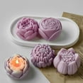 thumbnail image 4 of Yammee Flexible Flower Shape Candle Silicone Molds For DIY Crafts And Home Decoration, 4 of 12