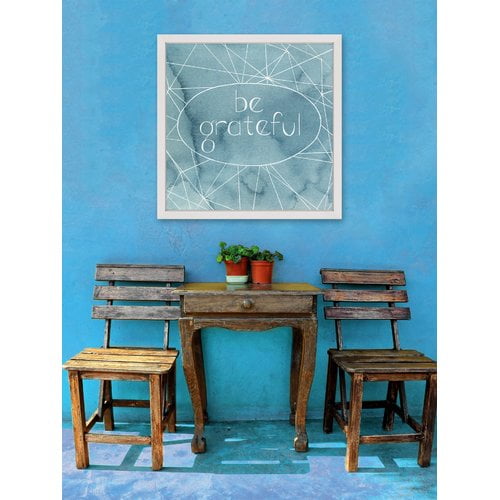 Marmont Hill "Be Grateful" Framed Painting Print