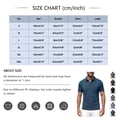 thumbnail image 3 of KLHDSF Men's Polo Shirts Short Sleeve Casual Summer Cotton Shirts for Men Performance Collared Golf Shirts with Pocket Black L, 3 of 4