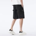 thumbnail image 5 of Dresfit Cargo Shorts Mens Drawstring Long Camo Shorts Summer 2026 Camouflage Hiking Carpenter Shorts Knee Length Wide Leg Big and Tall Work Cropped Pants 2XL, 5 of 8