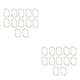 thumbnail image 2 of Moyic 12 Pieces Bath Curtain Hangers Pole Curtains Hooks Tool Drape C-shaped Hanger Hanging Component Fixing Rings Fixator Shower Transparente 2Conjunto, 2 of 6