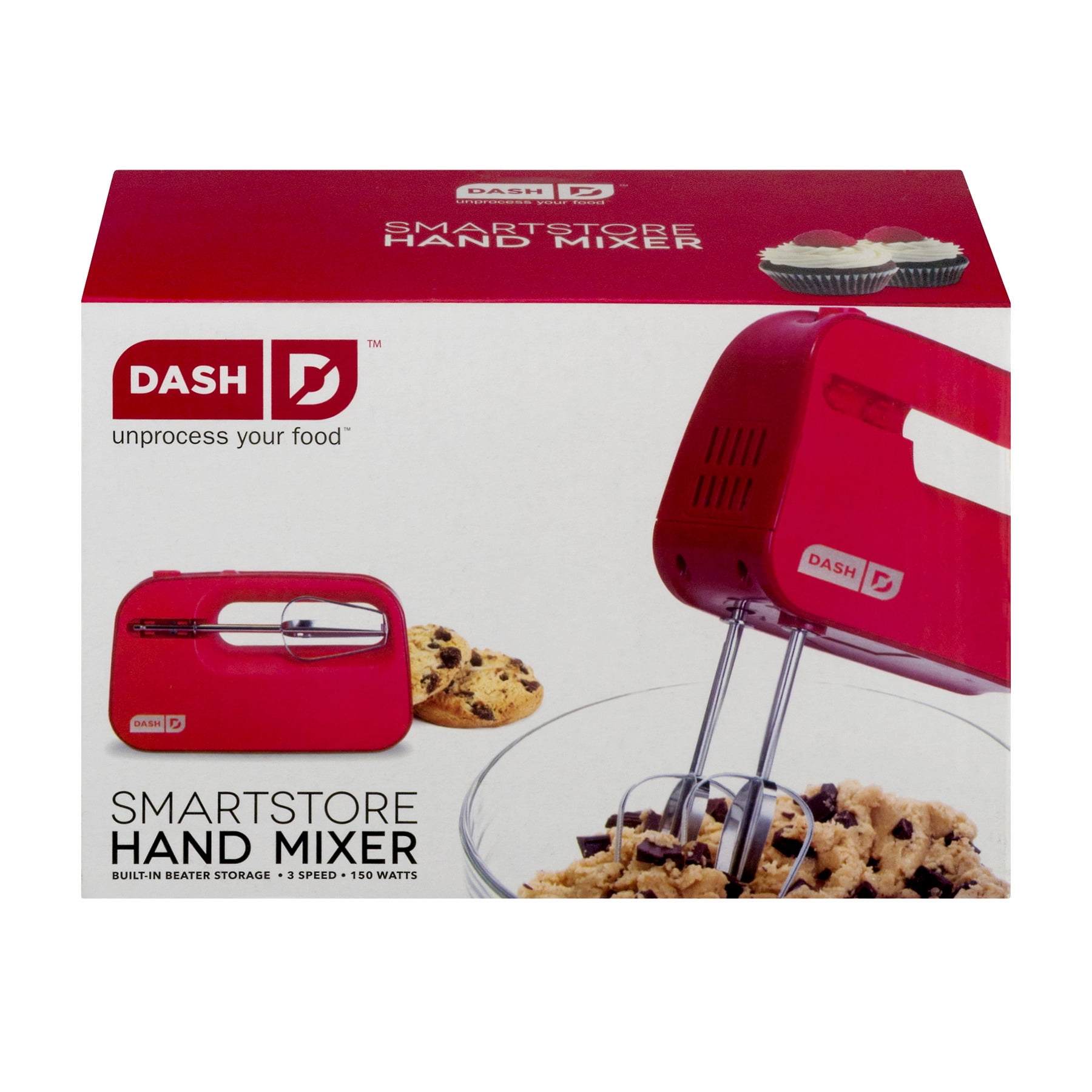 NEW Brentwood HM-48W Kitchen Essential Hand Mixer 5 Speed-White Speed White