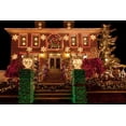 thumbnail image 5 of Guirnalda de luces LED de 33 m, 300 LED, color blanco cálido, para interior y exterior, impermeable, 8 modos de iluminación, luces de Navidad, alambre verde, para decoración navideña de bodas y jardin, 5 of 5