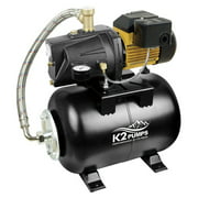 K2 Pumps WPS05002TK 1/2 HP Shallow Well Jet Pump and Tank System