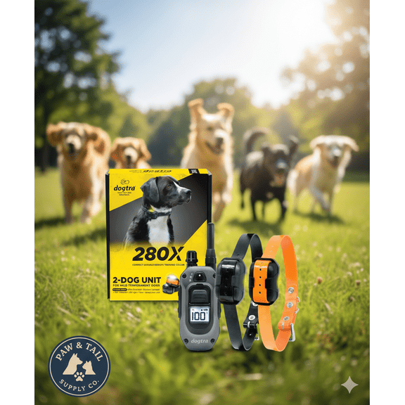 Dogtra 280X Remote Dog Trainer 1/2-Mile Range 2-Dig Unit Waterproof LED