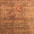 thumbnail image 1 of Ahgly Company Indoor Square Oriental Orange Industrial Area Rugs, 8' Square, 1 of 4