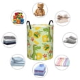 thumbnail image 6 of Gaeub Cartoon Dinosaurs Dirty Clothes Storage Basket, Toy Storage Bin for Storing Clothing, Diapers, Toys - Small, 6 of 8