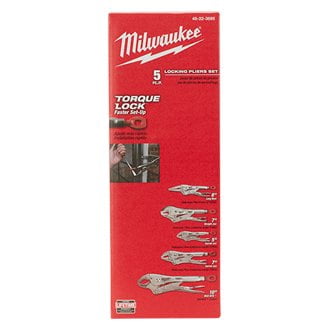 Milwaukee 48-22-3695 - 5 Pieces Torque Locking Pliers Set