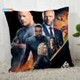 thumbnail image 3 of Funda de almohada de Rápido y Furioso, personalizada, con estrellas, moderna, decorativa, para el hogar, para sala de estar, 45 x 45 cm, 3 of 5