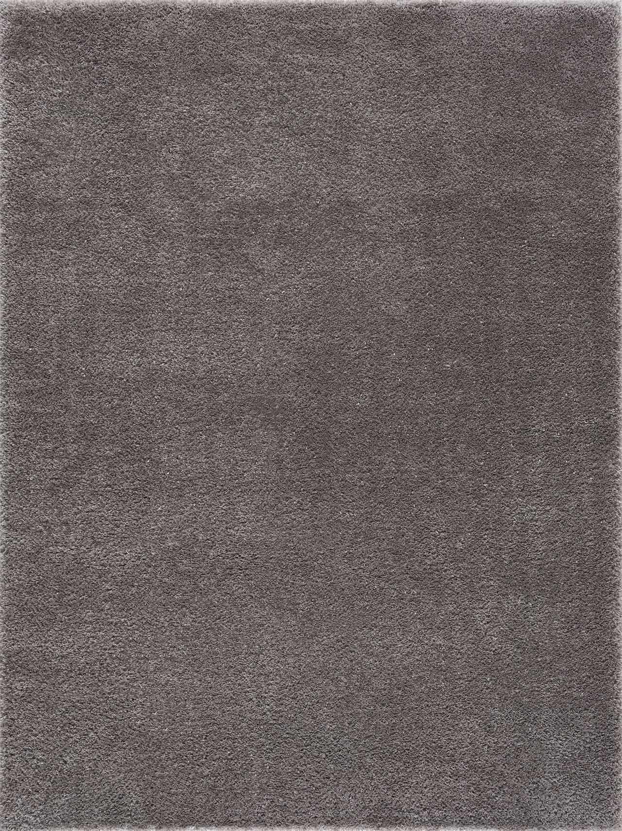 Hauteloom Heavenly Solid Shag Area Rug for Living Room Bedroom - High Pile Fluffy Carpet - Soft Shaggy Cozy Plush Rug - Grey, Dark Gray - 2' x 3'