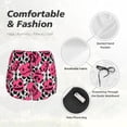 thumbnail image 4 of Bixox Women's Halloween Pumpkins pattern 2 in 1 Running Shorts - Lightweight Athletic Workout Gym Yoga Shorts Liner with Pockets - Medium, 4 of 5