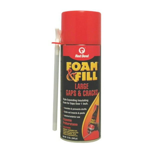 1pk Red Devil 0909 Foam & Fill Foam & Fill Foam Sealant, Champagne, 12