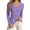 Purple, variant on Women's Sweaters Fall Clothes Solid Color Knit Collar Slim Fit Long Sleeve Pullover Sweater for Casual Wear And Everyday Basic Wardrobe