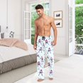 thumbnail image 6 of FORMRS Mens Pajama Pants with Pockets Sleepwear Lounge Bottoms Sizes S-2XL, Blue Ice Hockey, 6 of 7