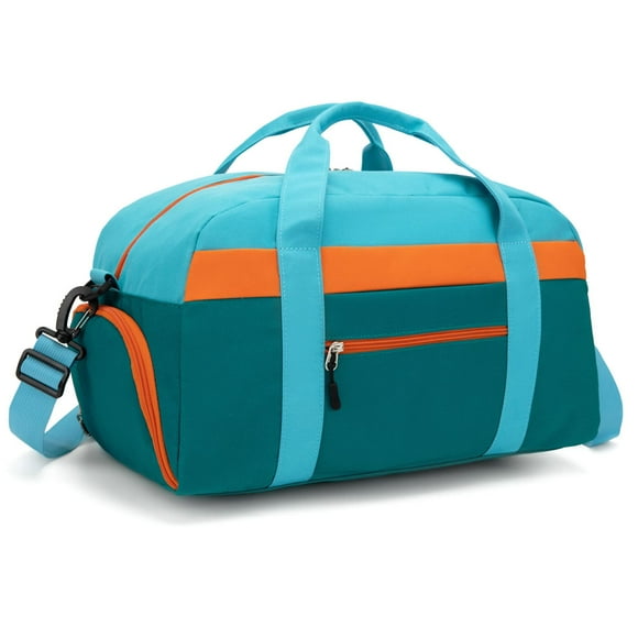 Bolsa de viaje HawLander Kids para niños o niñas, azul y verde