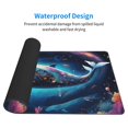 thumbnail image 3 of Naloa Vintage Colorful Patterned Dolphin Gaming Mouse Pad Large Mouse Mat Long Extended Desk Pad Non-Slip Rubber Mice Pads Stitched Edges Thin Pad (16x29.5 Inch), 3 of 8