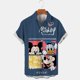 thumbnail image 1 of New Anime Mickey Mouse Donald Duck Men's T-Shirt 3D Printing Summer Disney Casual Simple High Quality Shirt Hawaiian T-Shirt Top5XL Gao Jinjia LED, 1 of 2