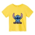 thumbnail image 5 of Camiseta divertida de dibujos animados Kawaii Lilo Stitch para niños, linda camiseta de manga de Stitch, camiseta gráfica Y2k, camisetas de calle, camisetas para mujer, 5 of 5