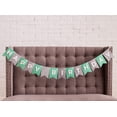 thumbnail image 2 of Happy Birthday Banner- Mint and Gray, 2 of 3