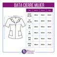 thumbnail image 5 of Bata De Trabajo Para Conserje Limpieza Mujer Manga Corta, 5 of 5