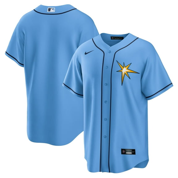 Men's Nike Light Blue Tampa Bay Rays Spring Training Replica Team Jersey