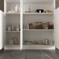 thumbnail image 5 of KULAGAGA Kitchen Pantry Storage Cabinet, 87.8"H Freestanding Storage Cabinet Cupboard for Home Office Living Room, Whiet, 5 of 8