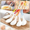 thumbnail image 6 of Raindrops 6-Piece Ceramic Asian Soup Spoons Set, Assorted Colors Kitchenware for Home and Dining Use, 6 of 8