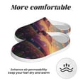 thumbnail image 6 of Haiem Dreamy Dandelion Sunset Print Women's Fuzzy Memory Foam House Slipper Cozy Home Footwear Non-slip Winter Slippers-39/40, 6 of 7