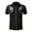 Black, variant on Men's Western Cowboy Shirts Short Sleeve Slim Fit Lightweight Breathable Casual Button Down Shirts Embellished Shirts