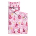 thumbnail image 2 of Pink Christmas Tree Toddler Nap Mats for Kids Preschool,50"x20" Sleeping Mat Bag or Kids,Toddler Sleeping Bag,Toddler Nap Mat or Daycare, 2 of 6