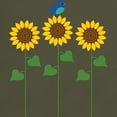 thumbnail image 3 of CafePress - Sunflower Garden Bird T Shirt - Men's Classic Graphic Cotton T-Shirt, 3 of 4