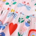 thumbnail image 5 of GYRATEDREAM Toddler Girls Summer Dress Cotton Casual Sleeveless Cartoon Appliques Round Neck Princess Dress Round Neck Pullover Sundress for 6Y Pink, 5 of 9