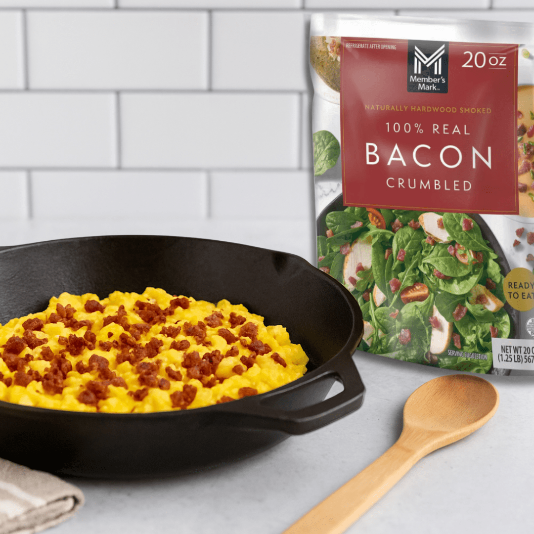 Real Bacon Bits 20 oz (2 Pack) – Cooked Bacon Crumble for Salads, Tacos, Burgers, and More – Perfect for Quick Meals, Snack Topping, and Cooking