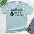 thumbnail image 2 of Kids Emotionally Attached To Fictional Characters Shirt, Youth Kids Boy Girl T-Shirt, Book Lover Literature Tee, Light Blue, Medium, 2 of 4