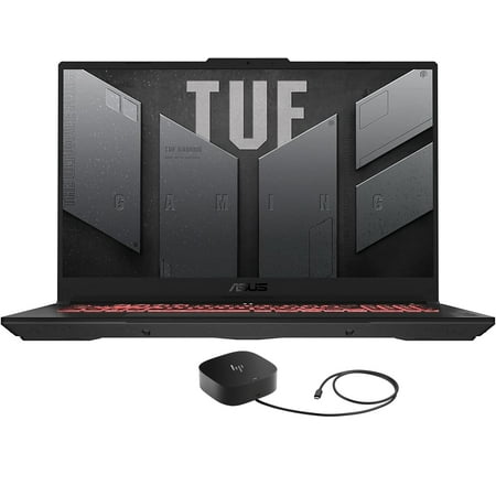 ASUS TUF Gaming A17 Gaming/Entertainment Laptop (AMD Ryzen 7 7735HS 8-Core, 17.3in 144Hz Full HD (1920x1080), GeForce RTX 4050, Win 11 Home) with G5 Essential Dock