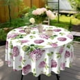 thumbnail image 2 of Round Tablecloths 70 inch, Summer Flower Table Cloth Cover, Waterproof and Wrinkle-Free, Colorful Summr Tablecloths Decor for Home Kitchen Dining Party, 2 of 6