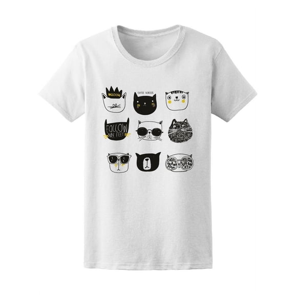 Cute Cat  Series T-Shirt Women -Image by Shutterstock, Female XX-Large
