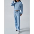 thumbnail image 3 of Anbech Womens 2 Piece Outfits Hoodie Drawstring Sweatpants with Pockets Casual Trendy Sets, 3 of 7
